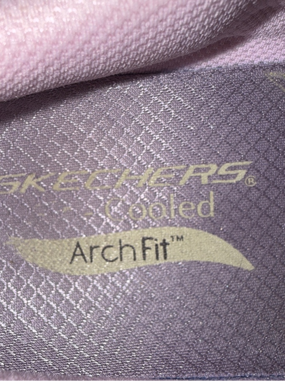 Skechers Arch Fit Women's Beige with Pink Accent Slip-Resistant Walking Sneakers - Picture 4 of 8